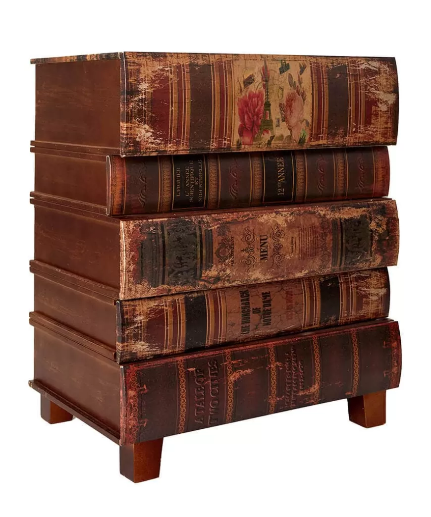 Joe Browns Furniture & Storage*Antique Stacked Books Side Cabinet