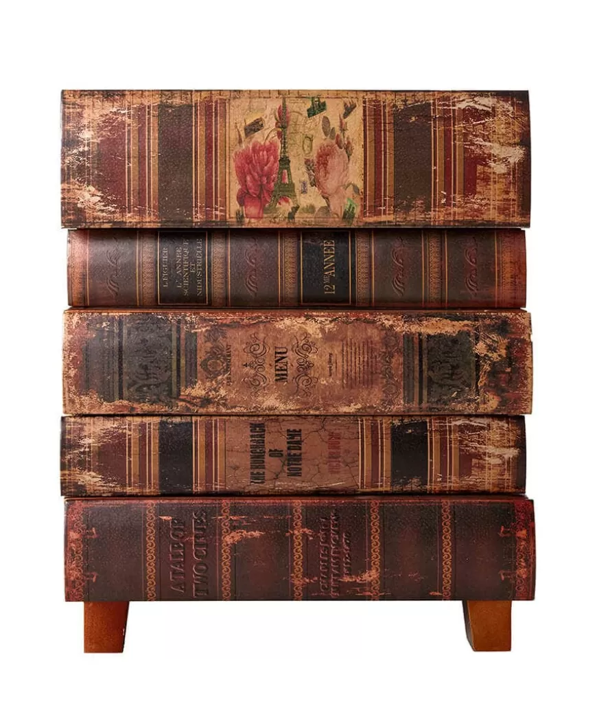 Joe Browns Furniture & Storage*Antique Stacked Books Side Cabinet