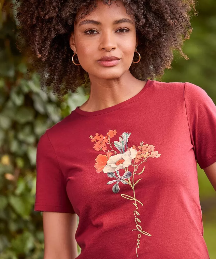 Women Joe Browns Tops, Tunics & Blouses*Autumn Florals T-Shirt