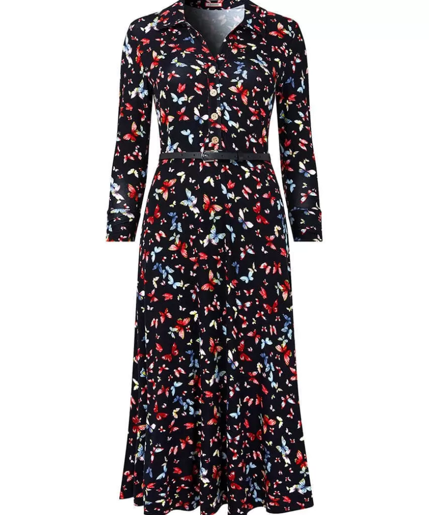 Women Joe Browns Dresses*Beautiful Butterfly Jersey Dress