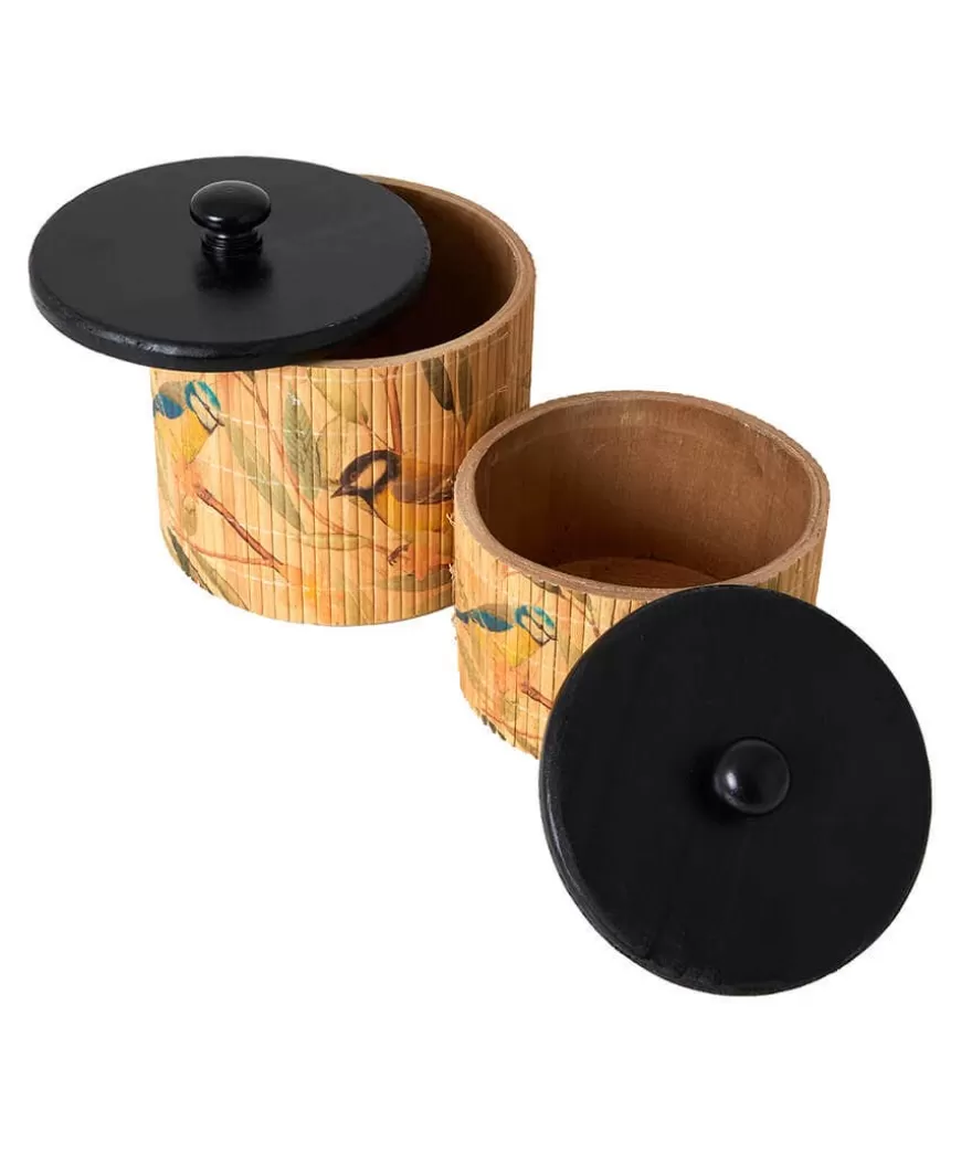 Joe Browns Home Accessories | Animal Décor*Blissful British Birds Bamboo Storage Jars