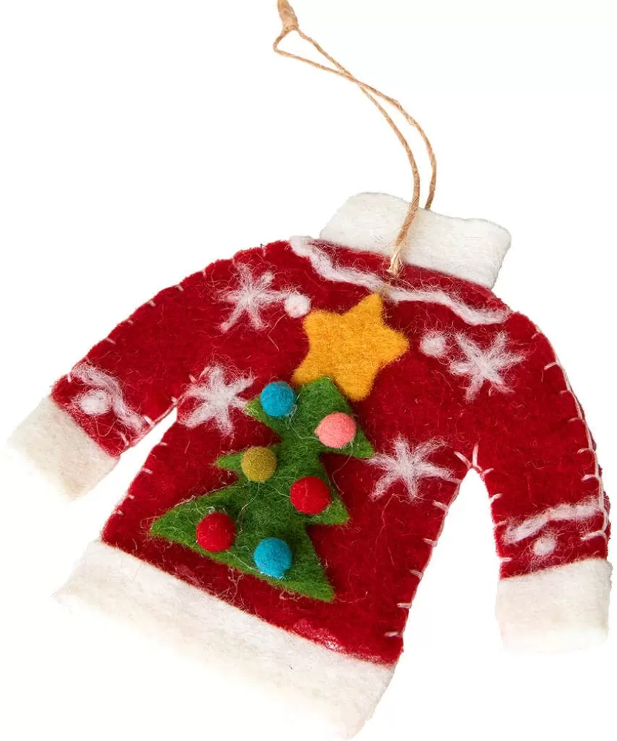 Joe Browns Home Accessories | Christmas Homeware*Cosy Christmas Jumper Hanging Decoration