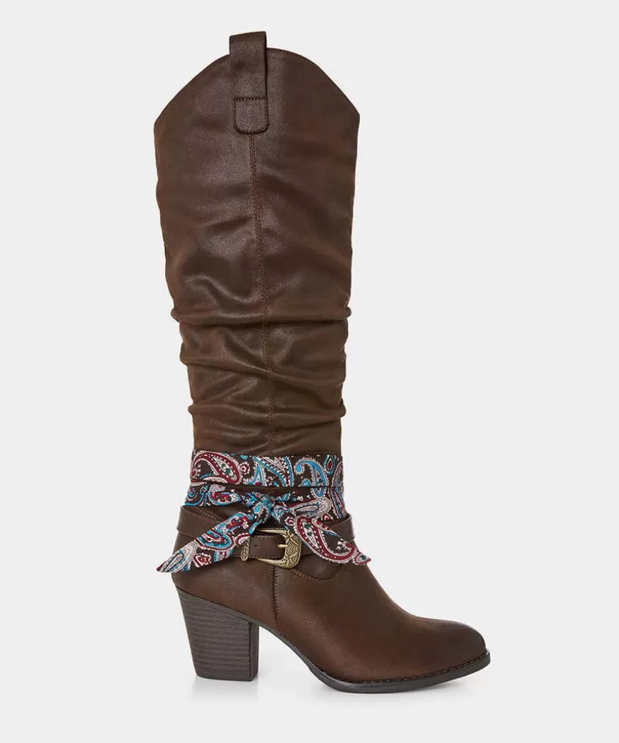 Women Joe Browns Heels | Boots*Free Spirit Bandana Boots