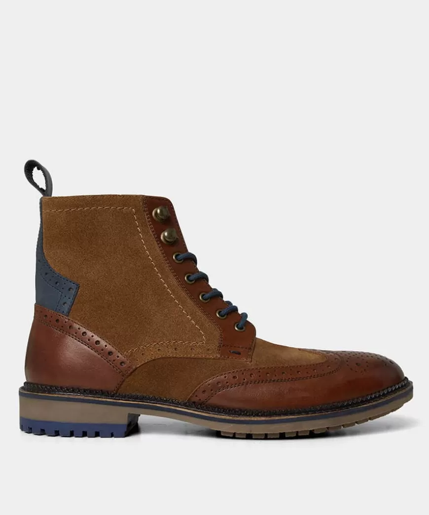 Joe Browns Tailoring | Shoes, Boots & Trainers*Gents Club Mixed Leather Boots