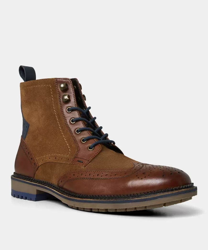 Joe Browns Tailoring | Shoes, Boots & Trainers*Gents Club Mixed Leather Boots