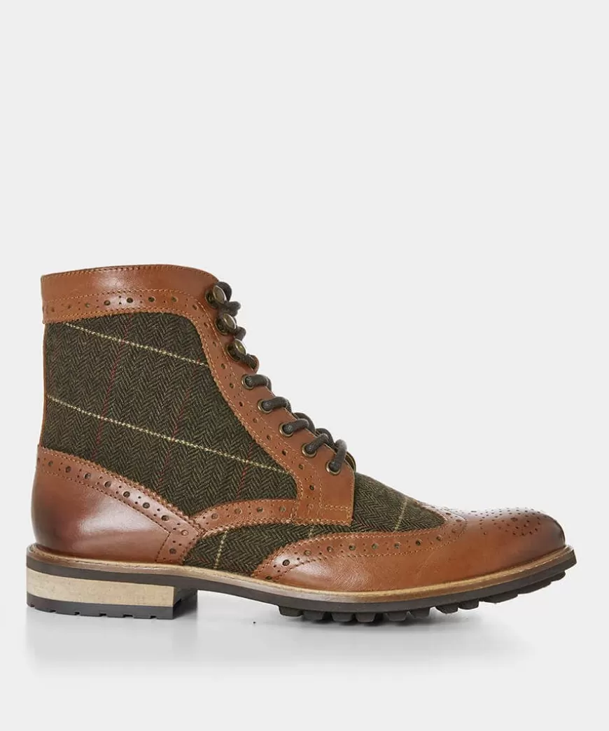 Joe Browns Boots | Shoes, Boots & Trainers*Harlington Tweed And Leather Boots