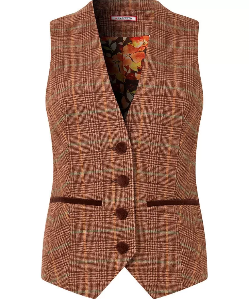 Women Joe Browns Waistcoats | Coats & Jackets*Heritage Check Waistcoat