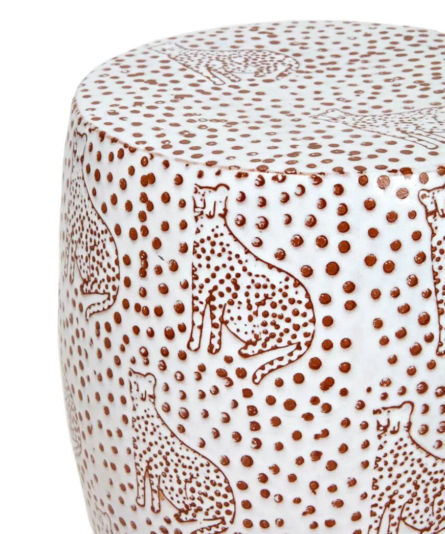 Joe Browns Furniture & Storage | Animal Décor*Lavish Leopard Ceramic Stool