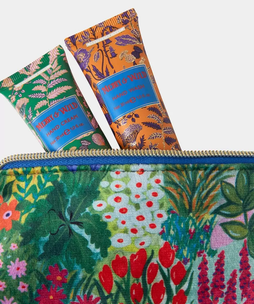 Women Joe Browns Stocking Fillers | Gifts*Merry And Wild Velvet Pouch With Handbag Essentials