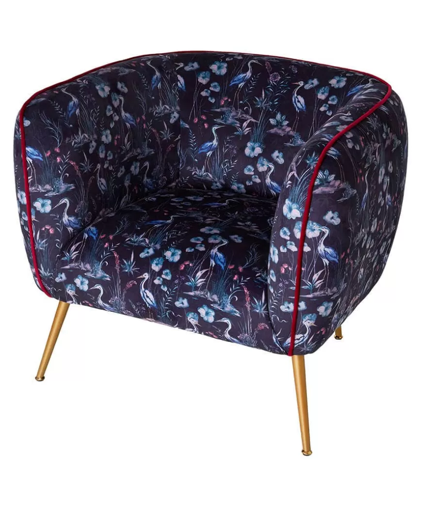 Joe Browns Furniture & Storage | Floral Décor*Nouveau Herons Velvet Chair