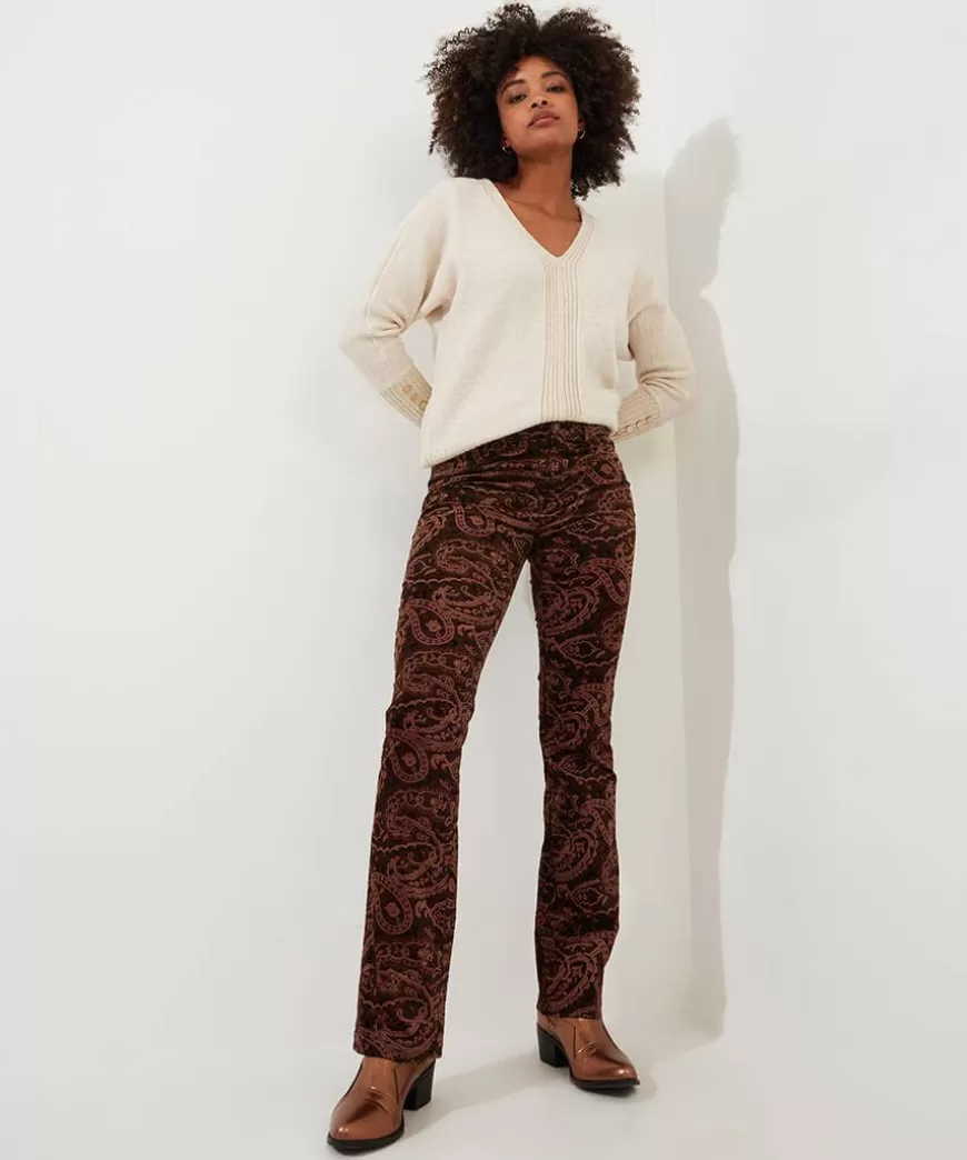 Women Joe Browns Jeans & Trousers*Perfectly Paisley Printed Moleskin Trousers