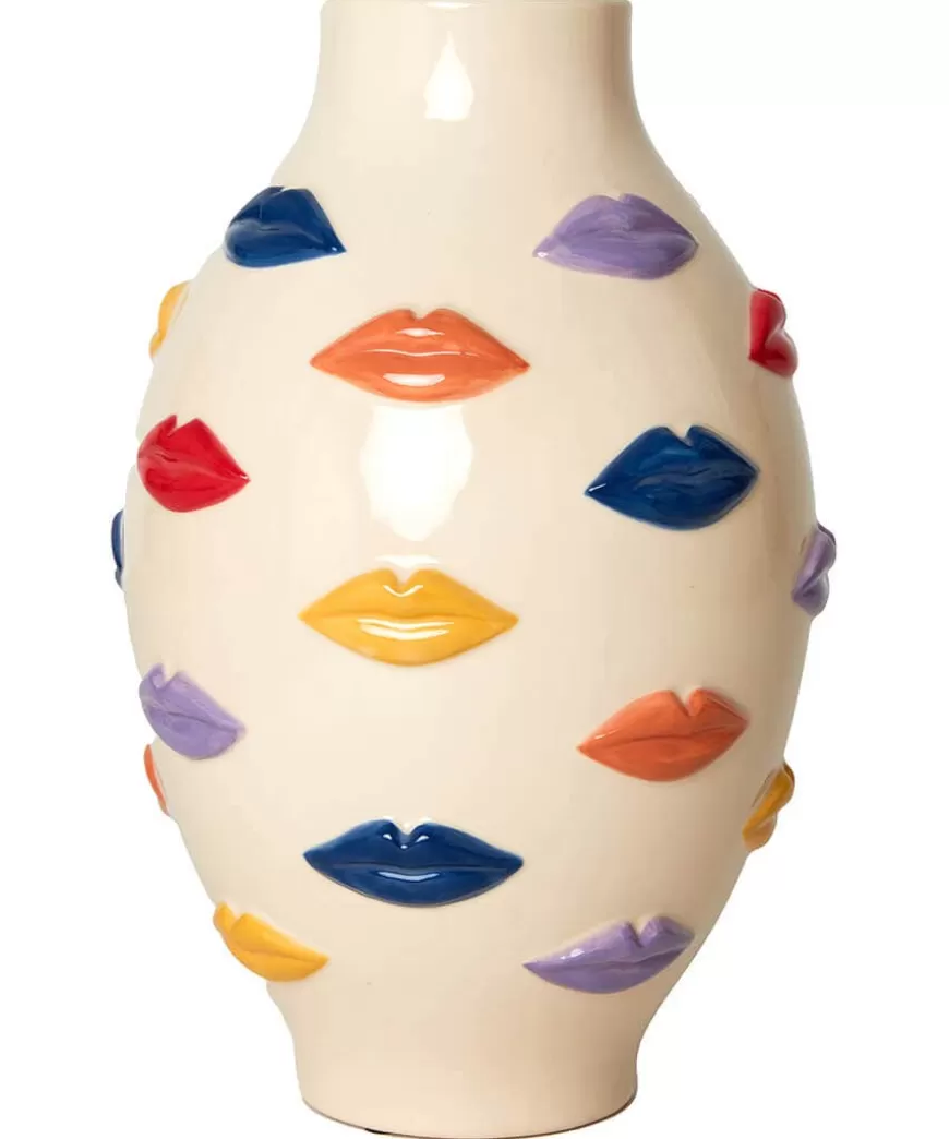 Joe Browns Home Accessories*Pucker Up Pop Art Style Vase