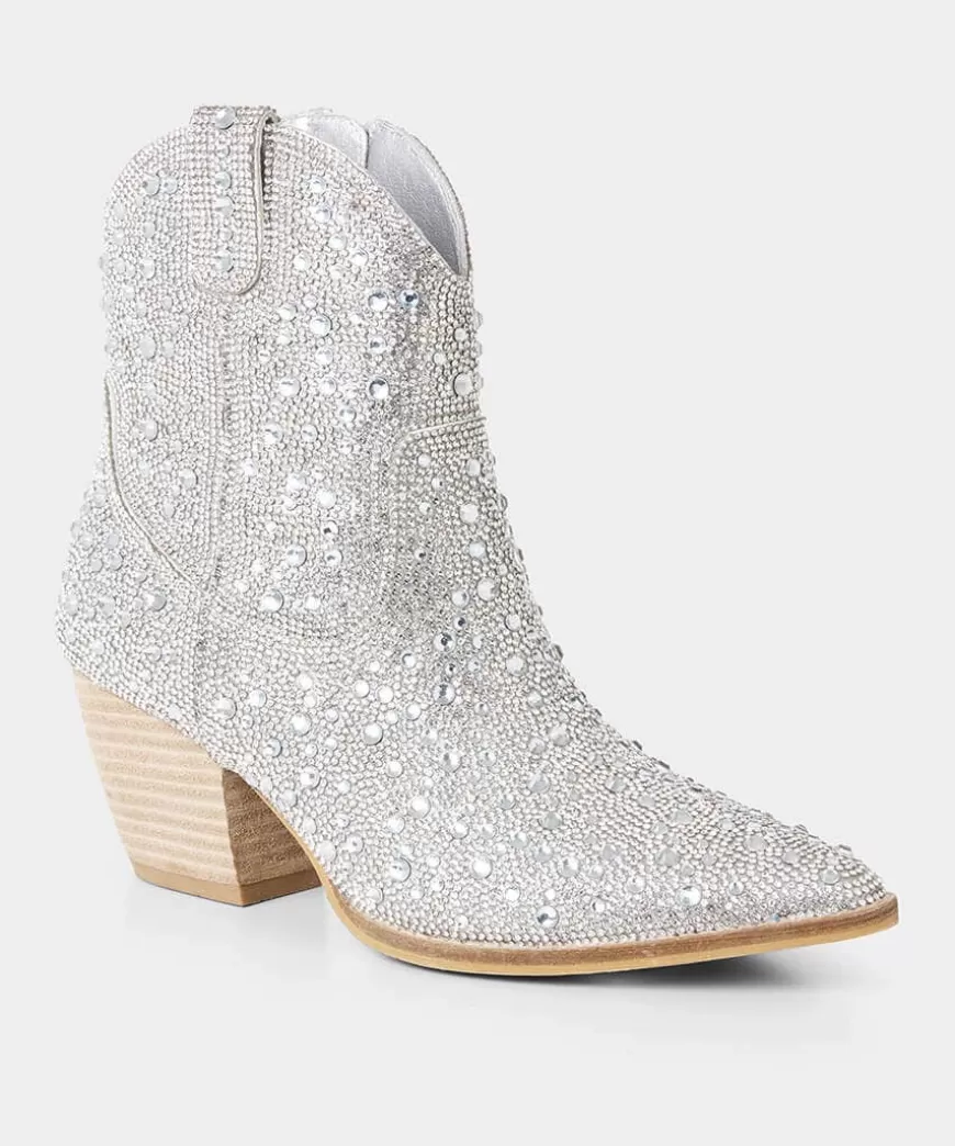 Women Joe Browns Ankle Boots | Heels*Ray Of Light Shimmering Boots