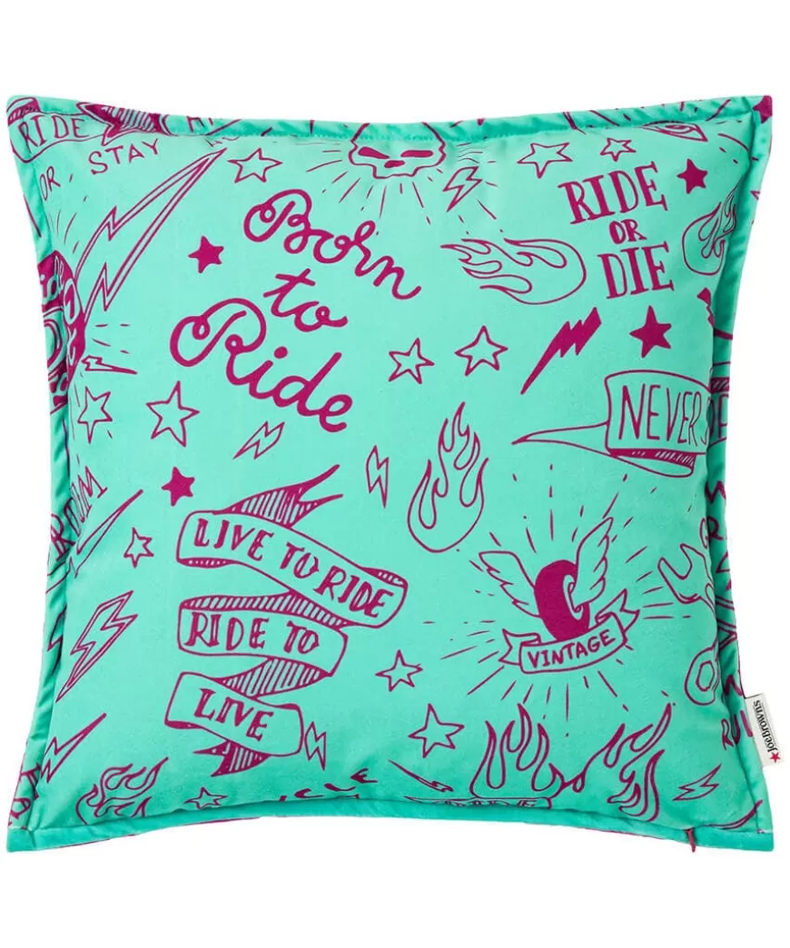 Joe Browns Animal Décor | Cushions & Throws*Rogue Rebel Bulldog Reversible Cushion