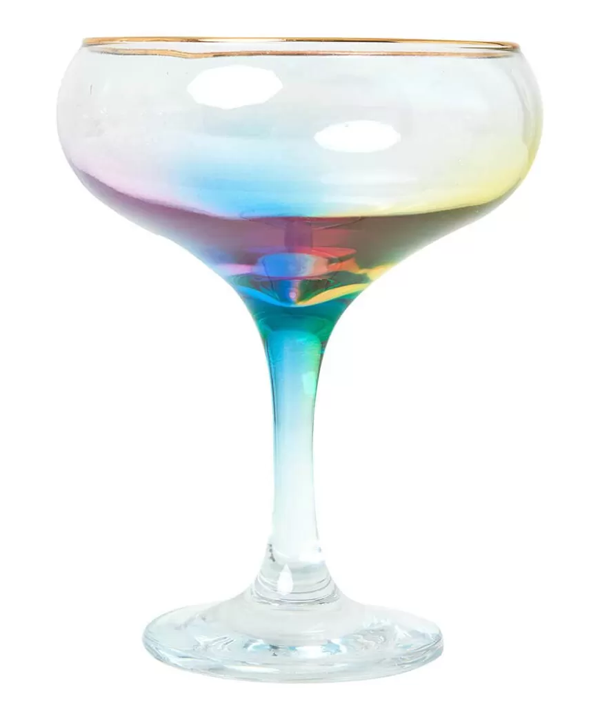 Joe Browns Kitchenware & Dining*Set Of 6 Suave Rainbow Champagne Coupes