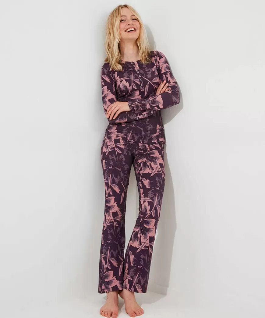 Women Joe Browns Women's Clothing | Loungewear & Pyjamas*Sloe Joes Floral Flared Trouser