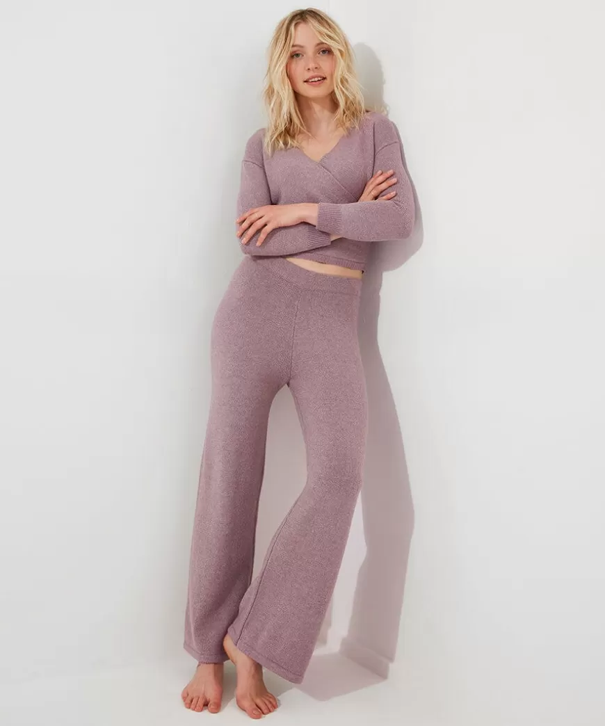 Women Joe Browns Women's Clothing | Loungewear & Pyjamas*Sloe Joes Wide Leg Knitted Trousers