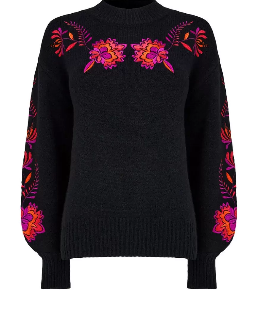 Women Joe Browns Knitwear & Cardigans*Stunning Florals Embroidered Jumper