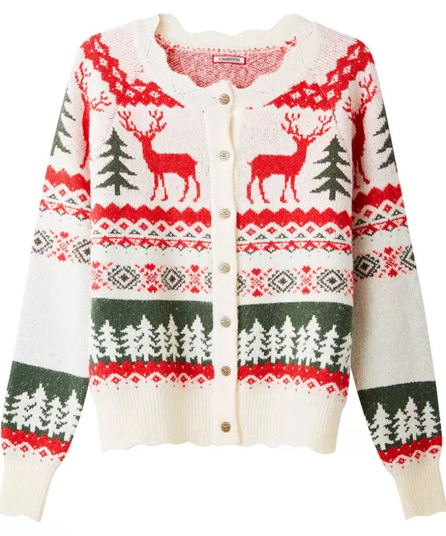 Women Joe Browns Women's Clothing | Novelty Gifts*Winter Scenes Cardigan