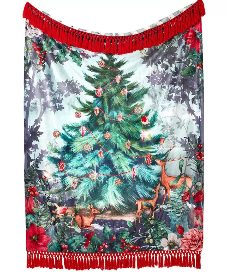 Joe Browns Cushions & Throws | Christmas Homeware*Wondrous Woodland Festive Throw