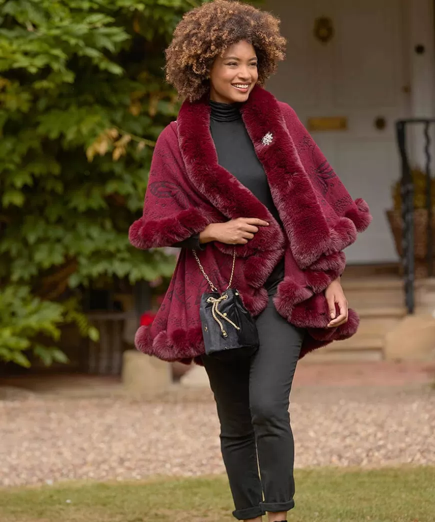 Women Joe Browns Women's Clothing | Gifts*Wrapped In Elegance Faux Fur Wrap